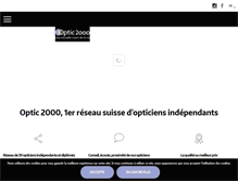 Tablet Screenshot of optic2000.ch
